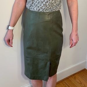 NWT Talbots leather skirt (with flaw)